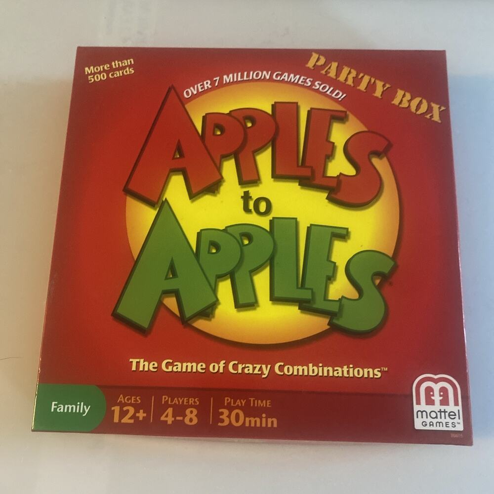 Apples to Apples Party Box ~ Family Card Game, Complete ~ 2007 ~ No instructions